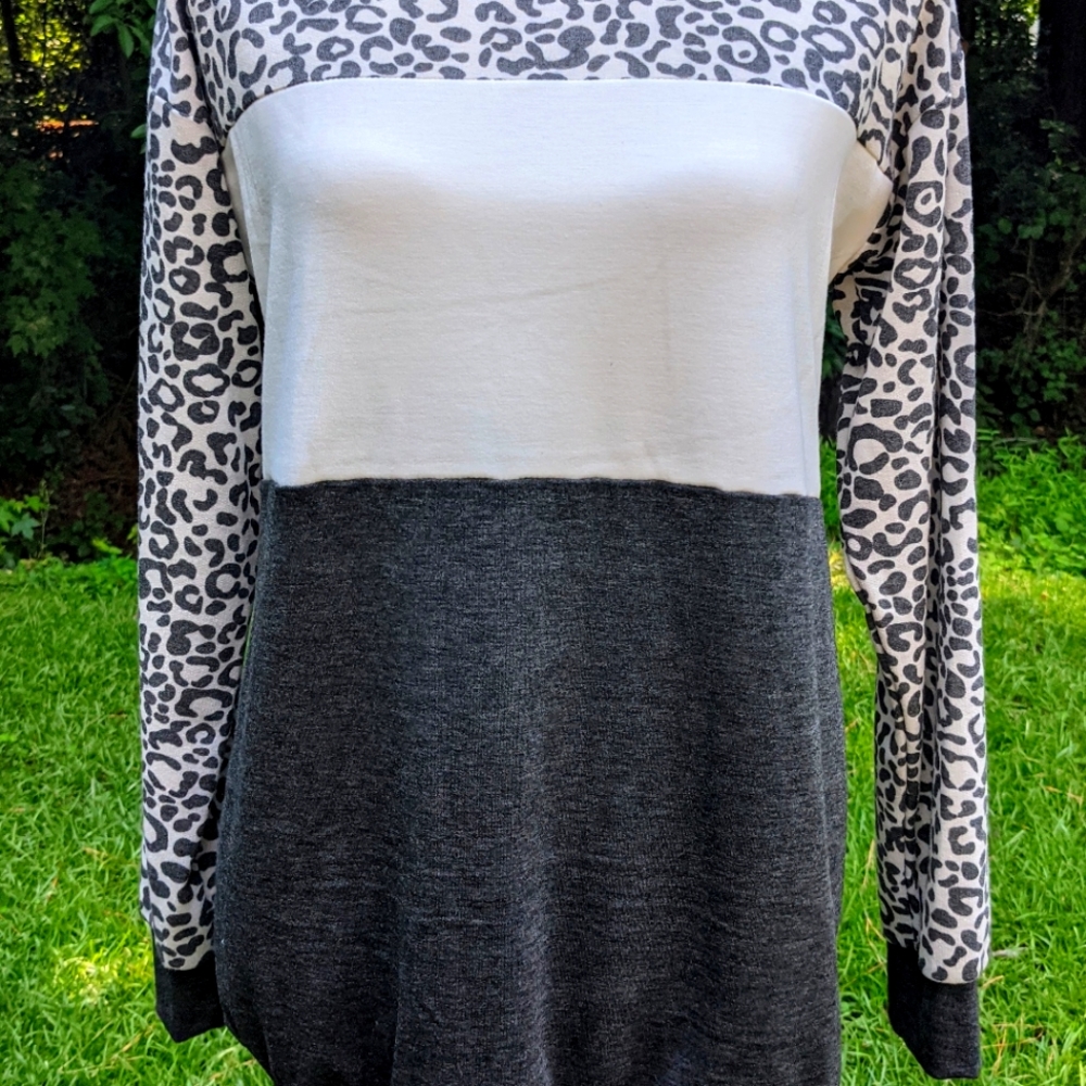 Long Sleeve Leopard Women's Top